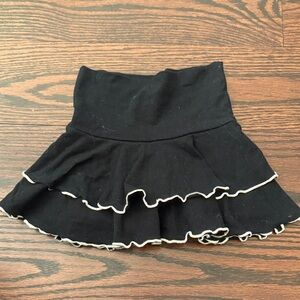 Chic Black Ruffle Skirt for Kids